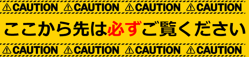 ここから先は必ずご覧ください